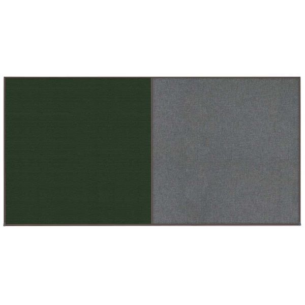 Enclosed Corkboard, 1 Door, 72"x36", 4" Fra